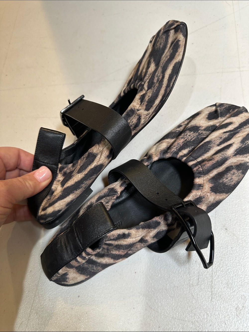 Paul Andrew leopard dance flats - Picture 3 of 3